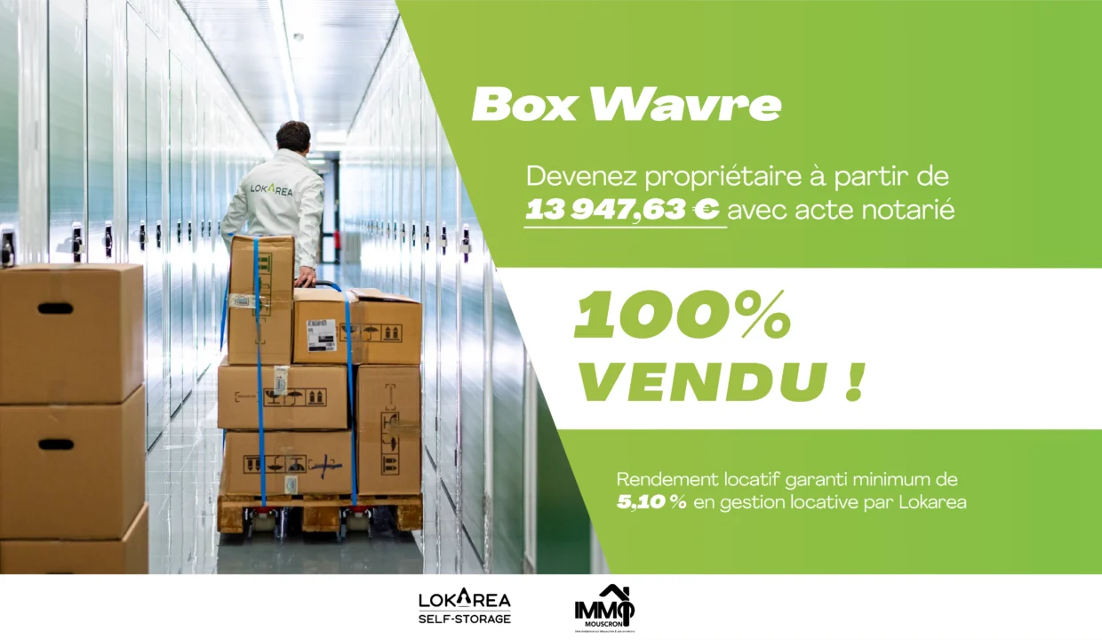 box de stockage Wavre vendu