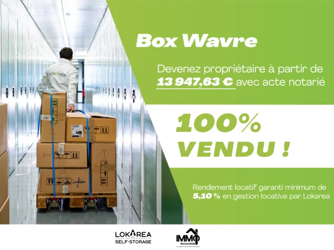 Box de stockage Wavre vendu